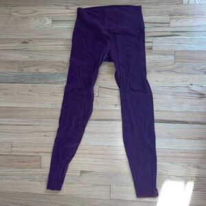 Lululemon Maroon Leggings